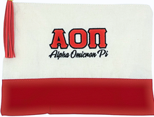 Load image into Gallery viewer, Zeta Tau Alpha Sorority Embroidered Greek Letter Pouch