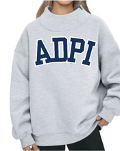 Load image into Gallery viewer, G-10: Block Mock Neck Greek Sweatshirt - Customizable