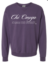 Load image into Gallery viewer, G-6: K-State Purple Sorority Crew - Customizable