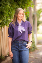 Load image into Gallery viewer, Kansas State University Twilly Scarf - Lavender