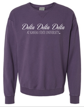Load image into Gallery viewer, G-6: K-State Purple Sorority Crew - Customizable
