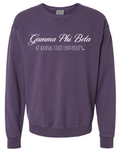 Load image into Gallery viewer, G-6: K-State Purple Sorority Crew - Customizable