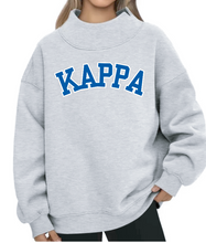 Load image into Gallery viewer, G-10: Block Mock Neck Greek Sweatshirt - Customizable