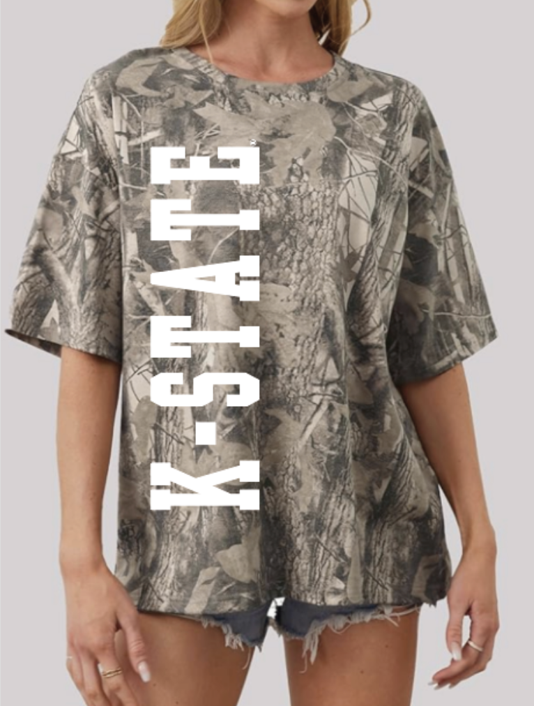 camo t shirt dress K-State Camo T-Shirt Dress Small/Medium