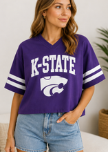 Load image into Gallery viewer, Officially Licensed Cropped K-State Jersey