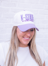 Load image into Gallery viewer, White Stripe K-State Wildcats Hat