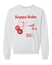 Load image into Gallery viewer, G-2: Greek With Love Sweatshirt - Customizable