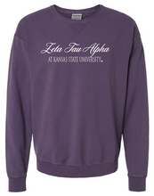Load image into Gallery viewer, G-6: K-State Purple Sorority Crew - Customizable