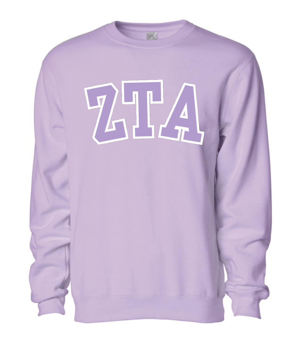 Lavender On Lavender Colorblock Tee