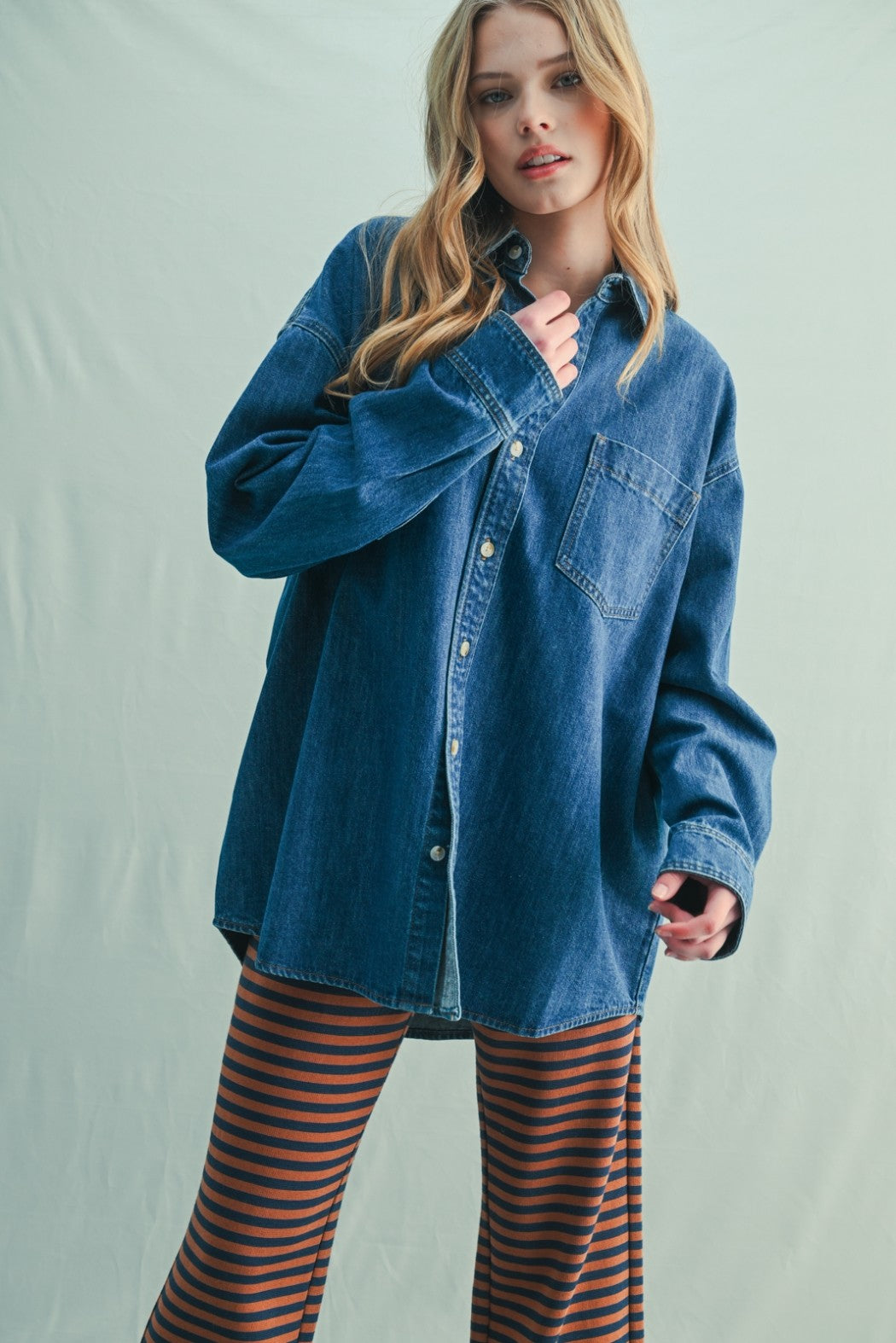Medium Wash Denim Jacket
