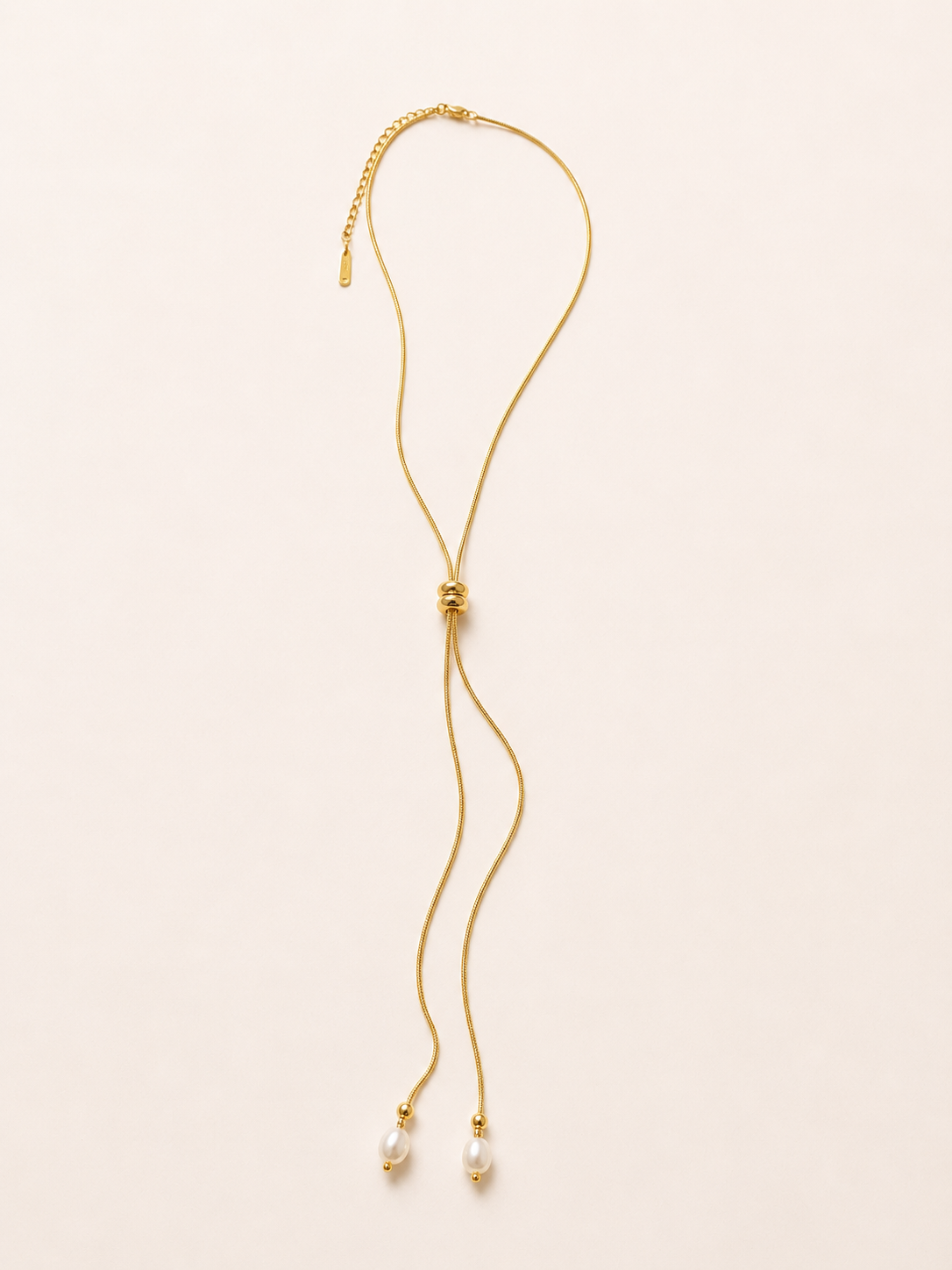 Bolo Pearl Necklace