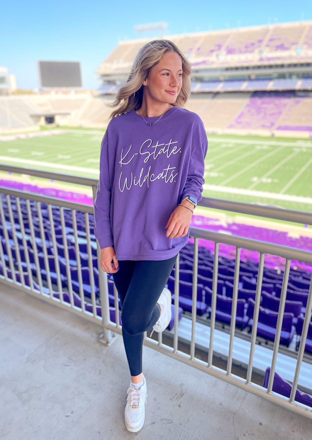 K-State Wildcats Overised Long Sleeve