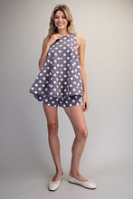 Load image into Gallery viewer, Mineral Washed Polka Dot Swing Top
