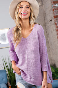 Lavender Crew Neck Sweater