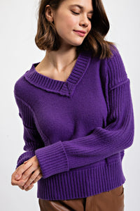 Easel Reverse Stitch Sweater