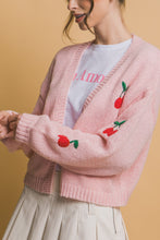 Load image into Gallery viewer, Pink Cherry Cardigan
