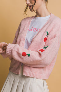 Pink Cherry Cardigan