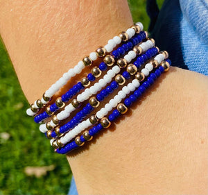 Kansas State 6 Stretch Bracelets