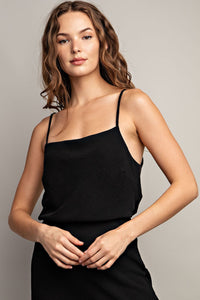 Square Neck Sleeveless Tank