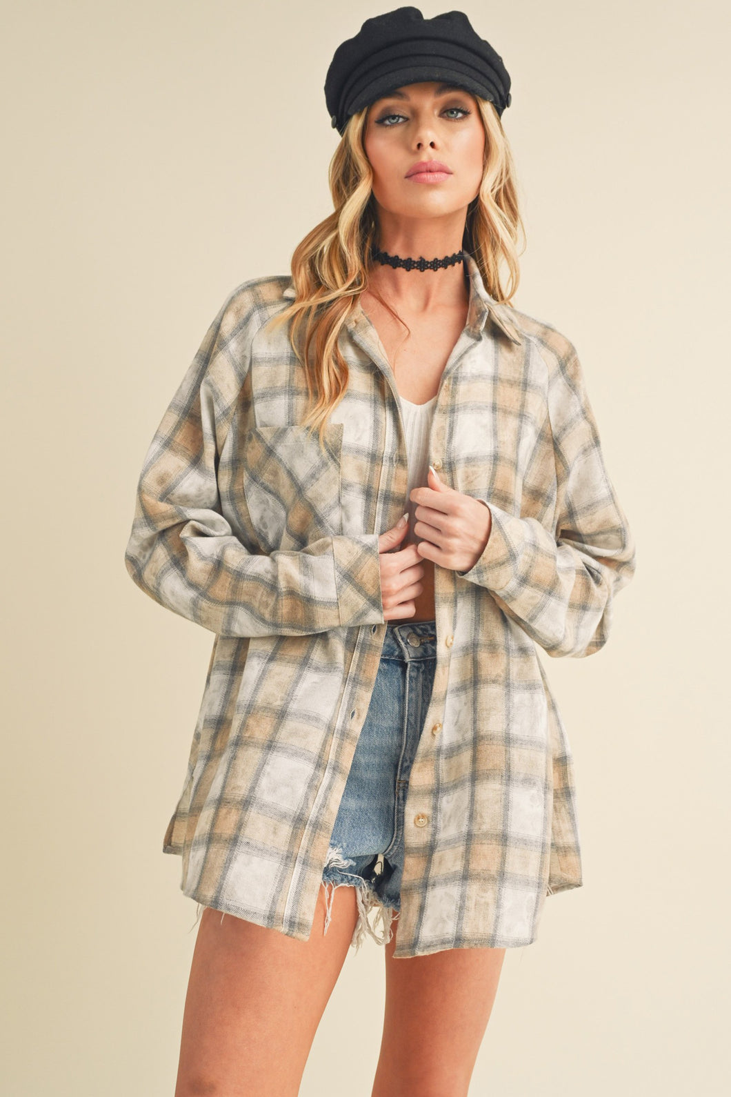 Laura Plaid Washed Flannel