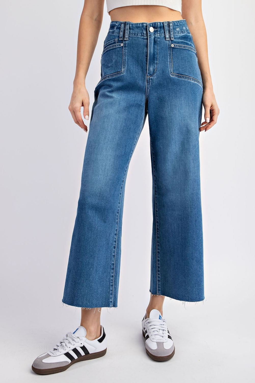 Eesome Cropped Denim Straight