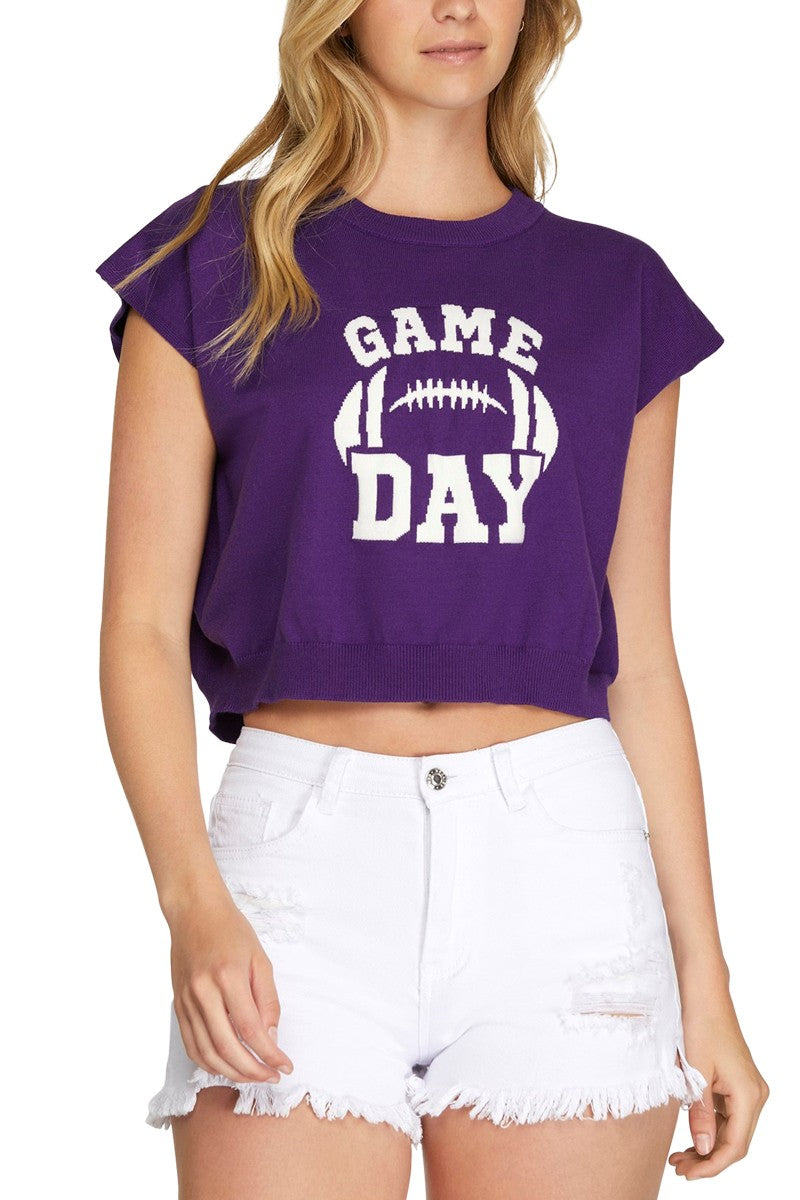 Game Day Sweater Top