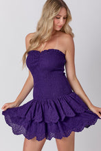 Load image into Gallery viewer, Smocked Ruffle Mini Dress
