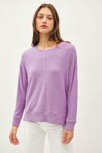 Load image into Gallery viewer, Round Neck Brushed Pullover Knit Top
