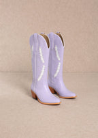 Lavender Textured Game Day Boots