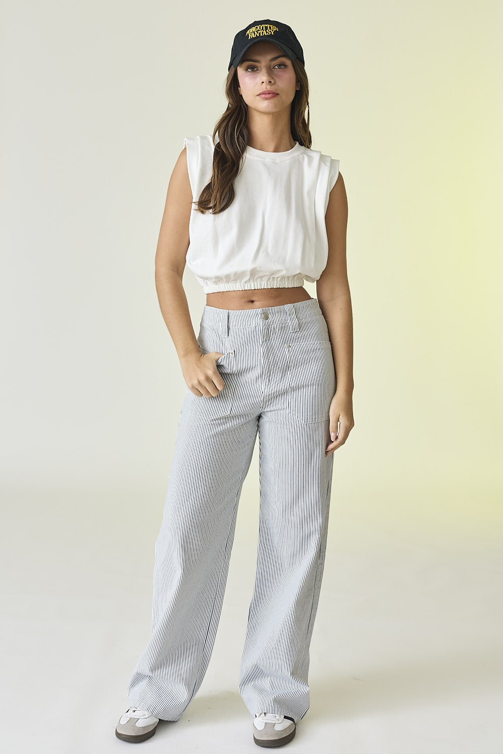 Kylie Pinstripe Pants