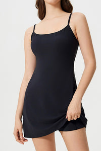 Premium Active Tennis Dress with Built-In Shorts