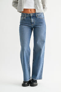 Mid Rise Slide Wide Leg - JBD