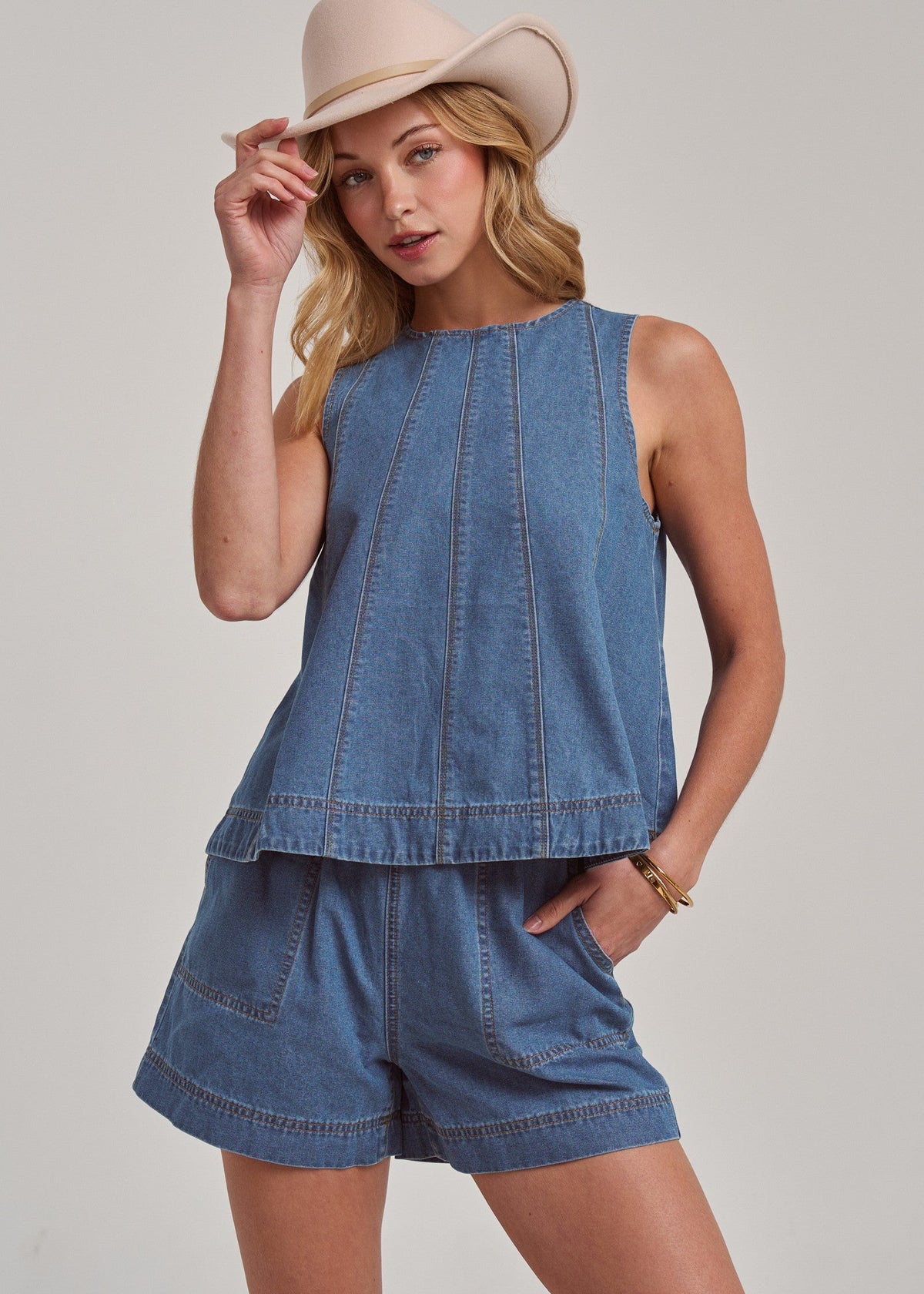 Denim Comfy Shorts