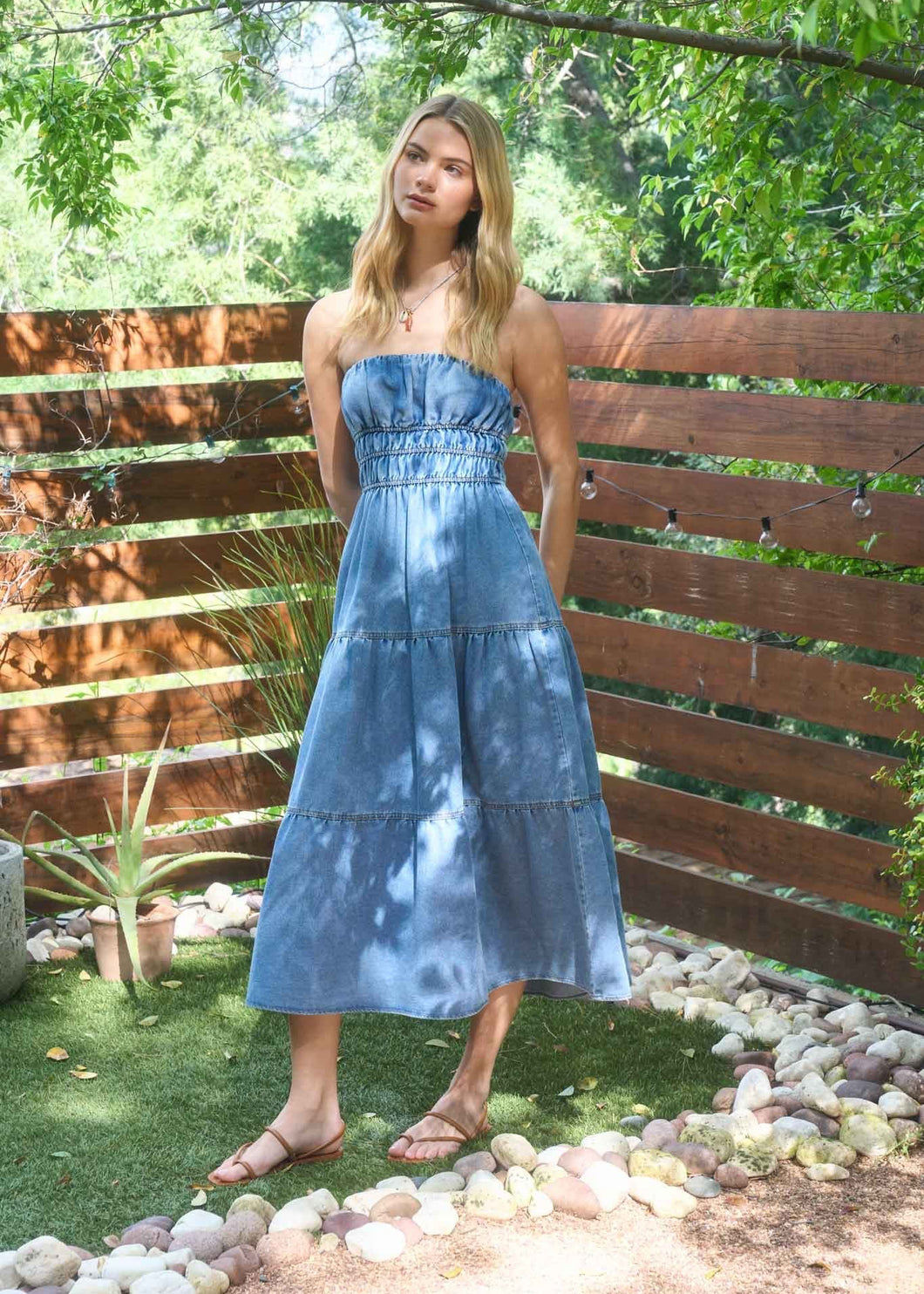 Denim Daydream Maxi