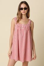 Load image into Gallery viewer, Randy Gingham Swing Mini Dress
