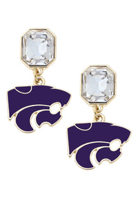 K-State Wildcats Rhinestone Enamel Logo