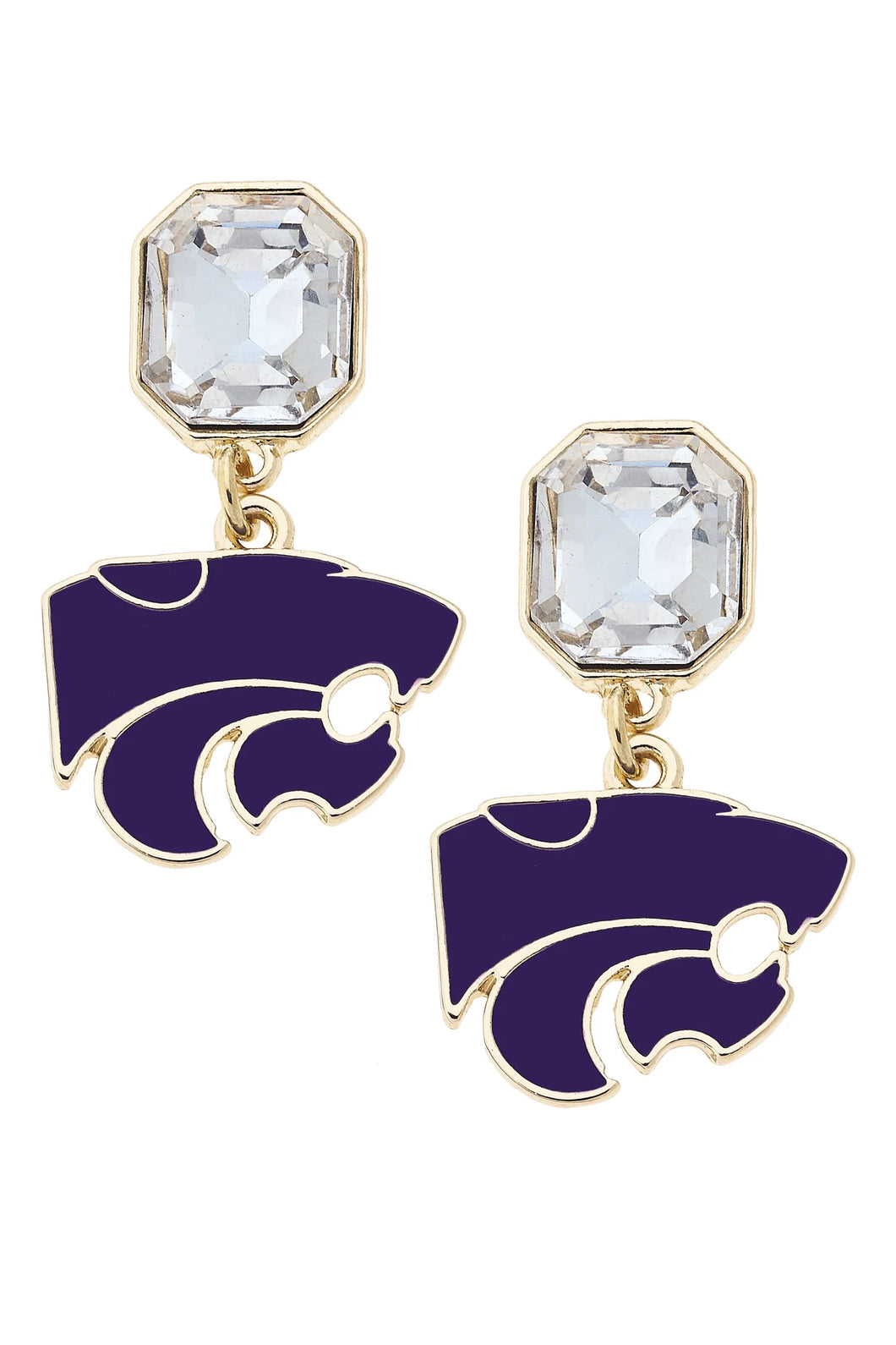 K-State Wildcats Rhinestone Enamel Logo