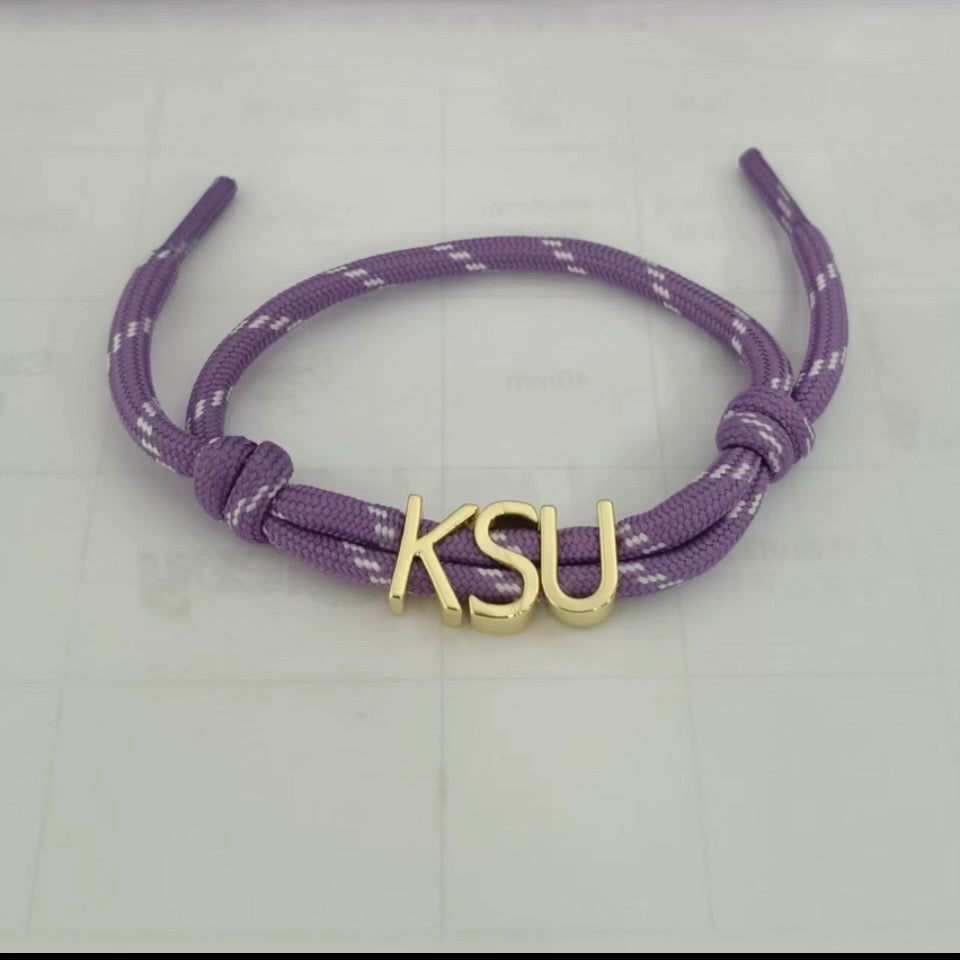 KSU Rope Bracelet