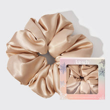 Load image into Gallery viewer, Holiday Cloud 9 Satin Pillow Scrunchie 1pc - Champagne
