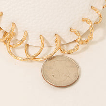 Load image into Gallery viewer, Kiki Metallic Hoop Earrings Set: G
