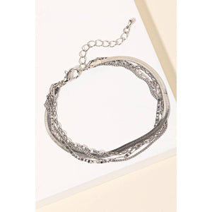 Assorted Snake Chain Clasp Bracelet: G