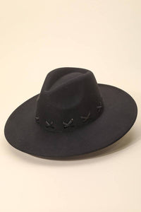 X Weave Pattern Fedora Fashion Hat
