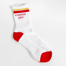 Load image into Gallery viewer, Kansas City Crew Socks - Red &amp; Yellow
