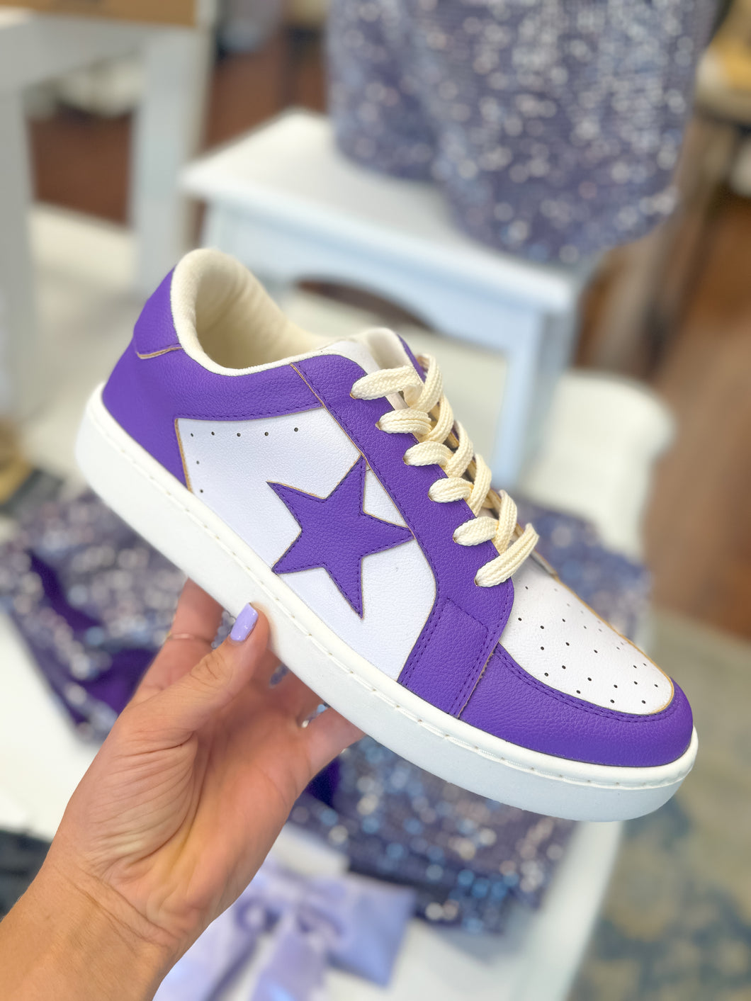 Retro Chunky Purple Sneaker