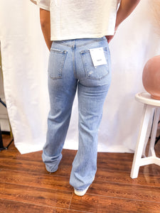 Vervet High Rise Straight Jeans