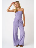 Striped Lavender Tube Top
