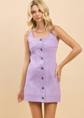 Gameday Stretch Denim Mini Dress