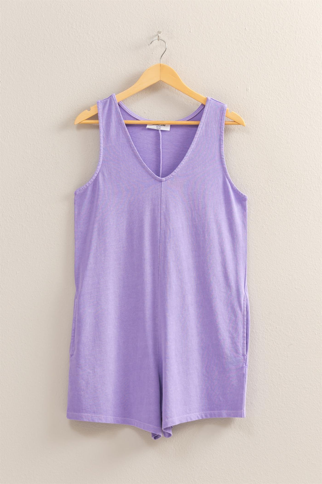 V-Neck Sleeveless Romper