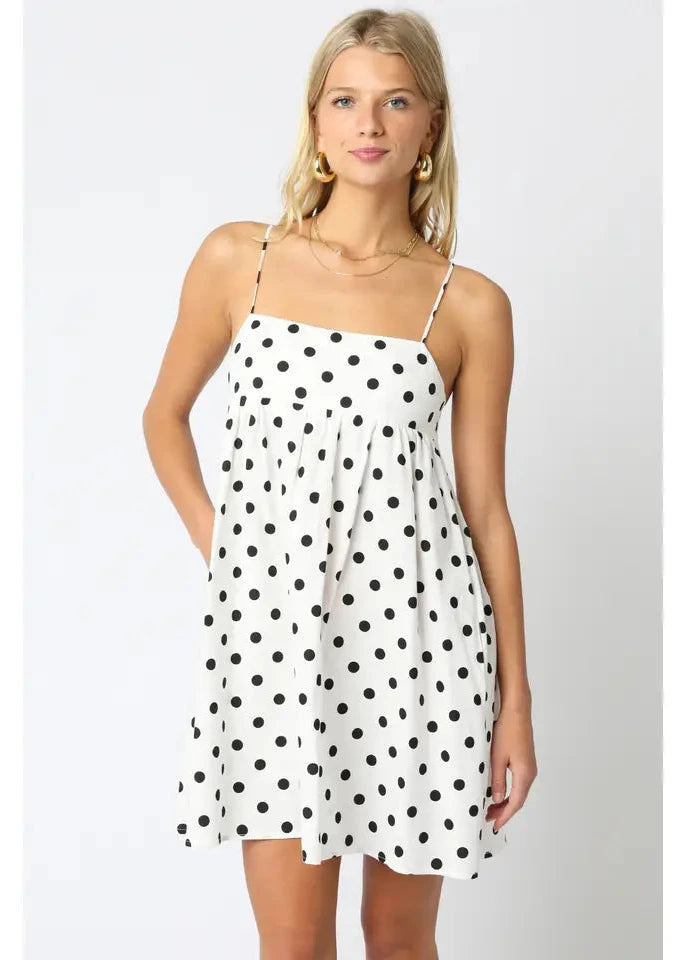 Polka Dot Mini Dress