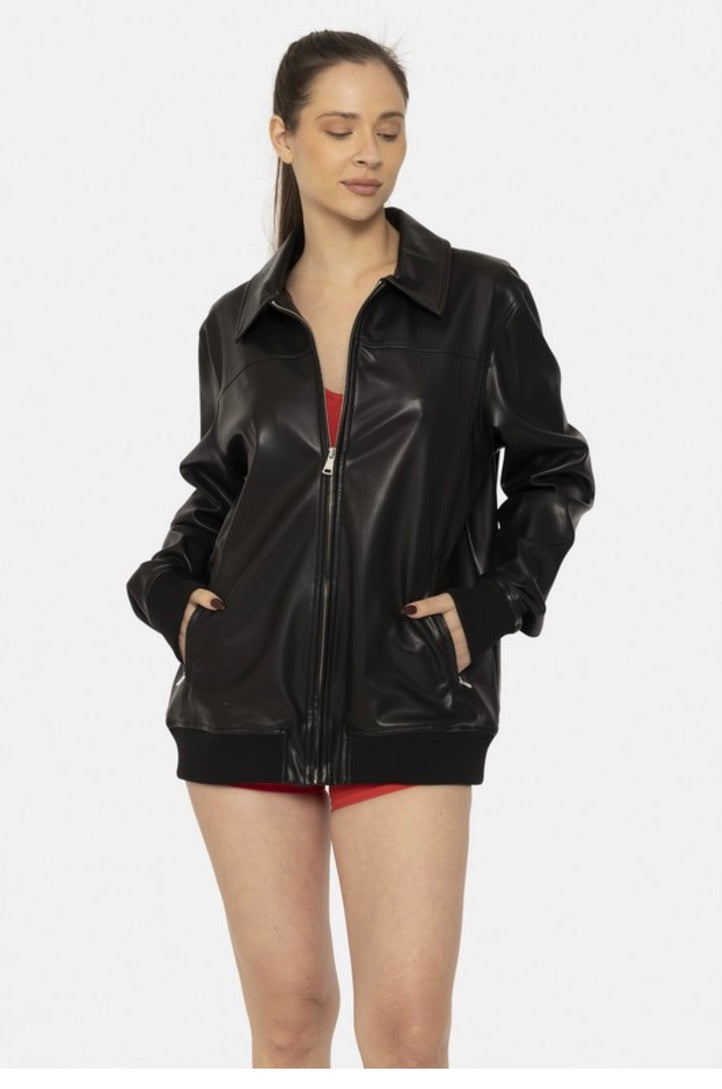Vegan Leather Jacket